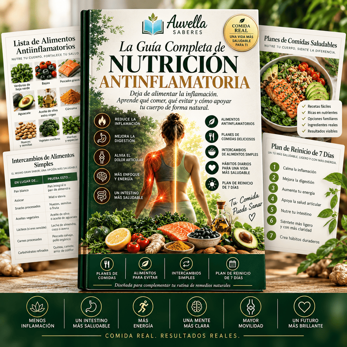 La Guía Completa de Nutrición Antiinflamatoria